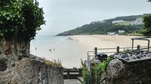 Panoramic shot of sea against sky