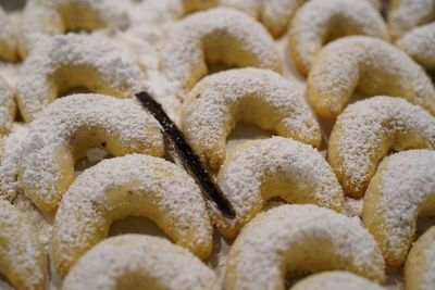 Full frame shot of ice cream