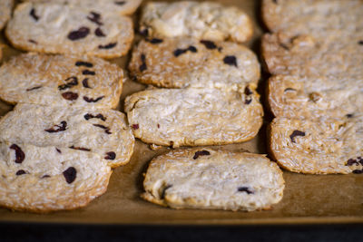 Close-up of cookies