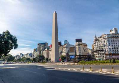 View of city street