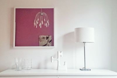 Close-up of white wall