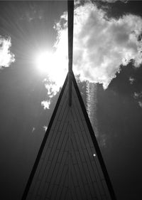 Low angle view of building against sky