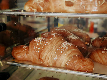 Close-up of meat for sale in store