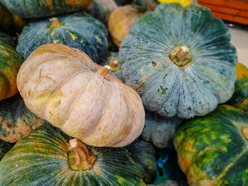 Full frame shot of pumpkins