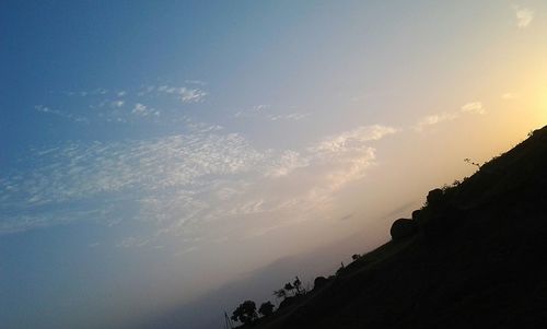 Scenic view of sky at sunset