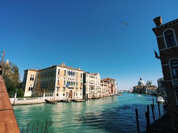 Venice grand canal, palaces and perspective