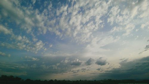 Scenic view of landscape against sky during sunset