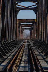 View of railroad tracks