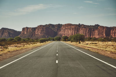 Open road to chilecito, la rioja