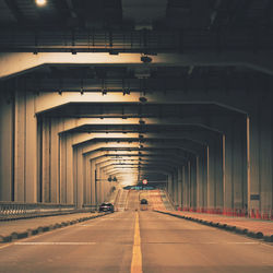 View of road in city bridge