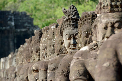 Old statues at ankor wat