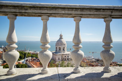 Low angle view of fountain