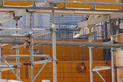 Low angle view of construction site