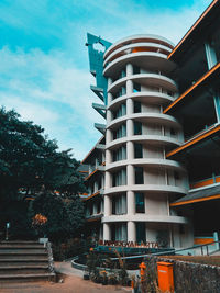 Low angle view of building against sky