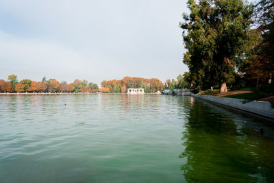 Scenic view of river against sky