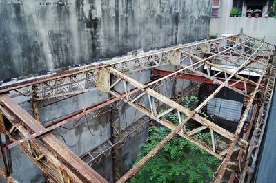 View of abandoned building