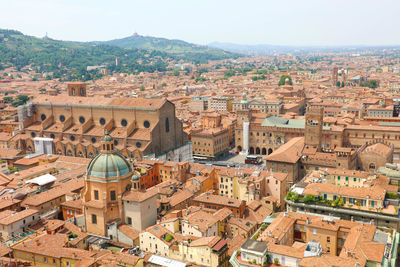 Bologna old medieval city in italy