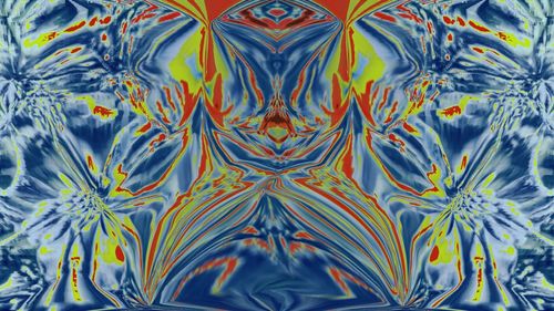 Full frame shot of multi colored wall