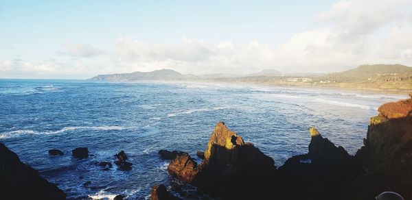 Ocean meets land