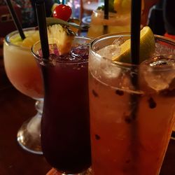 Close-up of drink on table