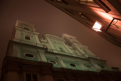 Low angle view of building against sky