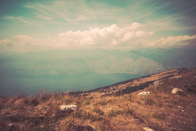 Scenic view of landscape against sky