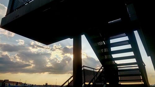 Low angle view of building against sky
