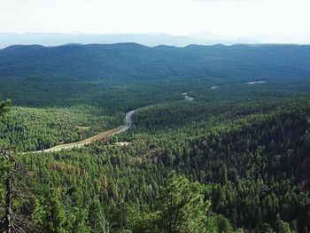 Scenic view of mountains