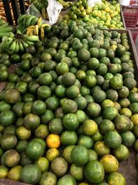 Close-up of fruits for sale at market stall