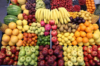 Fruits in market stall