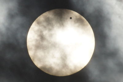 Low angle view of cloudy sky