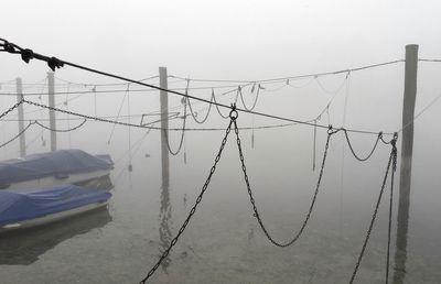 Scenic view of water against sky