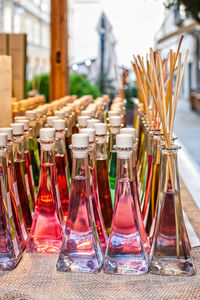 Close-up of drink on table