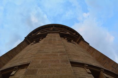 Low angle view of historical building against sky