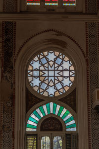 Low angle view of ceiling of building