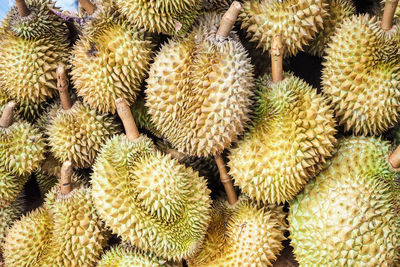 Full frame shot of fruits for sale in market