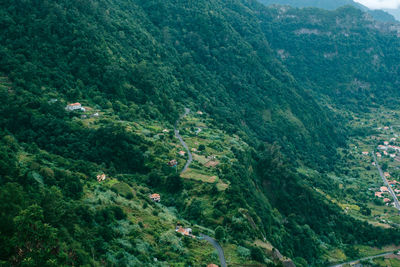 High angle view of landscape