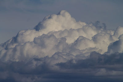 Low angle view of cloudy sky