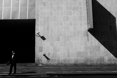 Woman standing in building