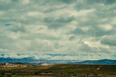 Scenic view of landscape against sky