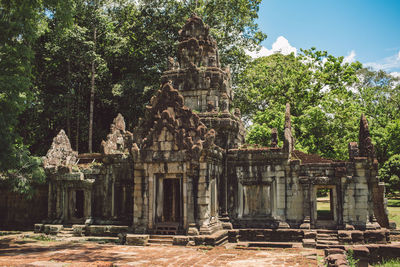 View of old temple building