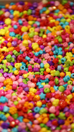 Full frame shot of multi colored candies