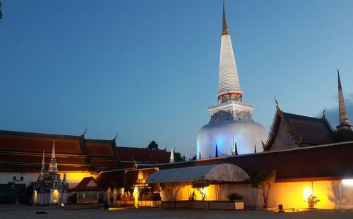 Low angle view of a temple