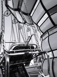 Low angle view of ferris wheel