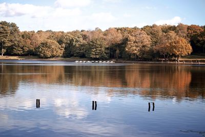 Reflections in sutton coldfield lake