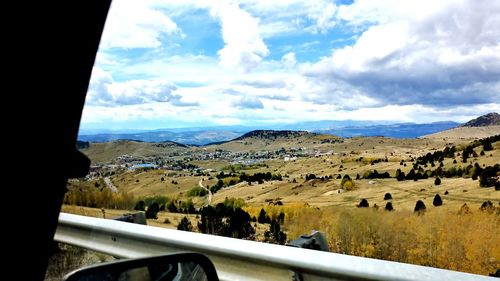 Scenic view of landscape against sky