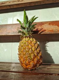 Close-up of fruits on table