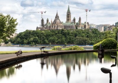 Parliament hill in ottaw