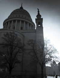 Low angle view of building against sky