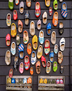 Wooden clogs, traditional footwear of the netherlands